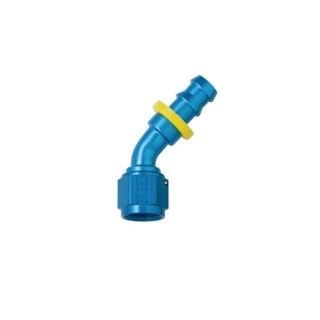 Picture of Fragola Push Lock Hose End, #4 45°