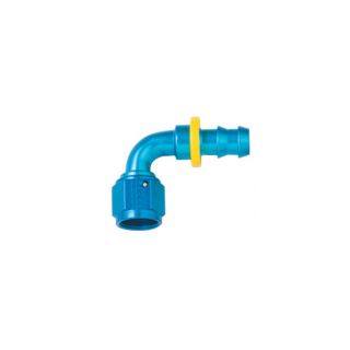 Picture of Fragola Push Lock Hose End, #4 90°