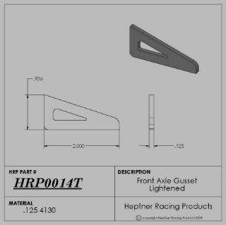 Picture of Front Axle Gusset Lightened