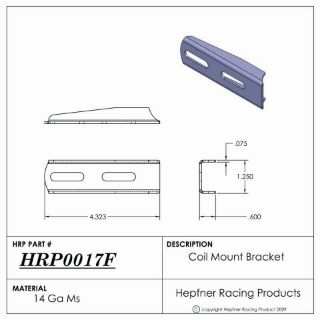 Picture of Bracket, Coil Mount, 0.075" Thick, MS