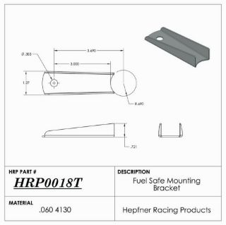 Picture of Outlaw Tank Mount Upper, 0.060", 4130