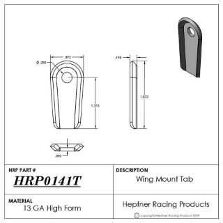 Picture of Wing Mount Tab