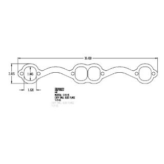 Picture of Exhaust Flange, Chevy, Standard Port