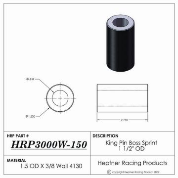 King Pin Bosses - Hepfner Racing Products