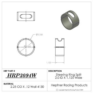 Picture of Steering Ring Split, 1.125" Wide