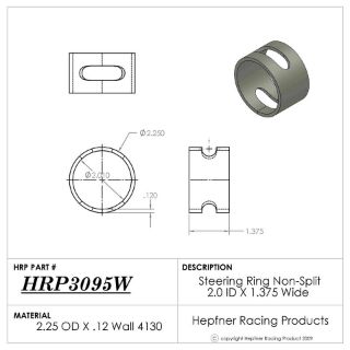 Picture of Steering Ring Non Split, 1.375" Wide