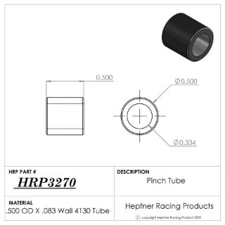 Picture of Pinch Tube .50 Long .321 Thru