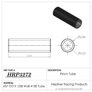 Picture of Pinch Tube 1.38" Long 0.321" Thru