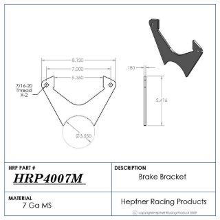 Picture of GM Style 3.50" Weld On Bracket, Large