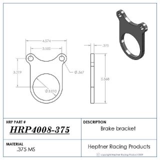 Picture of Brake Bracket .375 MS