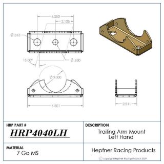 Picture of Truck Arm Mount LH, MS