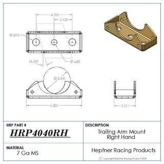 Picture of Truck Arm Mount RH, MS