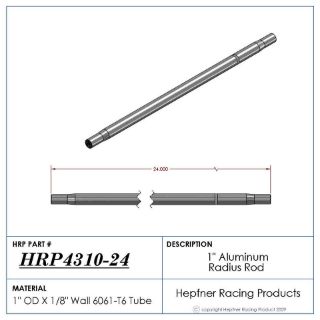 Picture of 1" Dia x 5/8 Swedge Rod, 24" Long