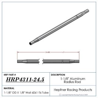 Picture of 1 1/8" Dia x 5/8 Swedge Rod, 24.5" Long