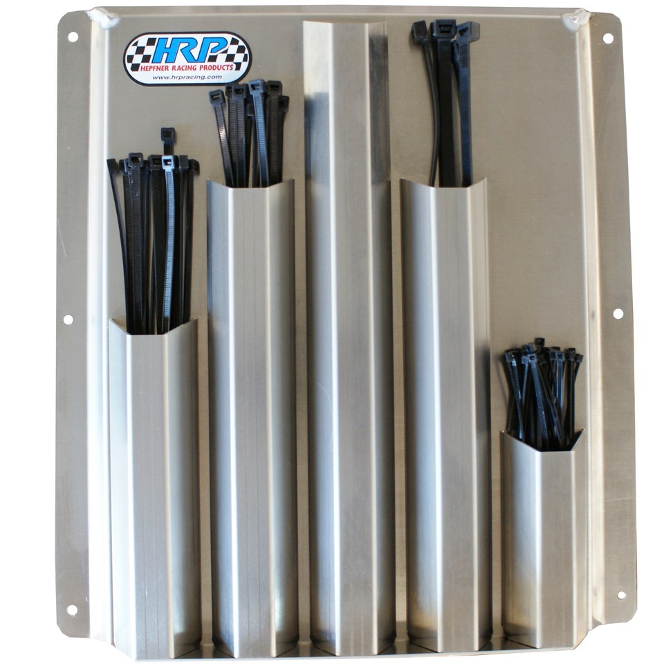 Wall Mount Zip Tie Holder, 5 Spot, Bare Hepfner Racing Products