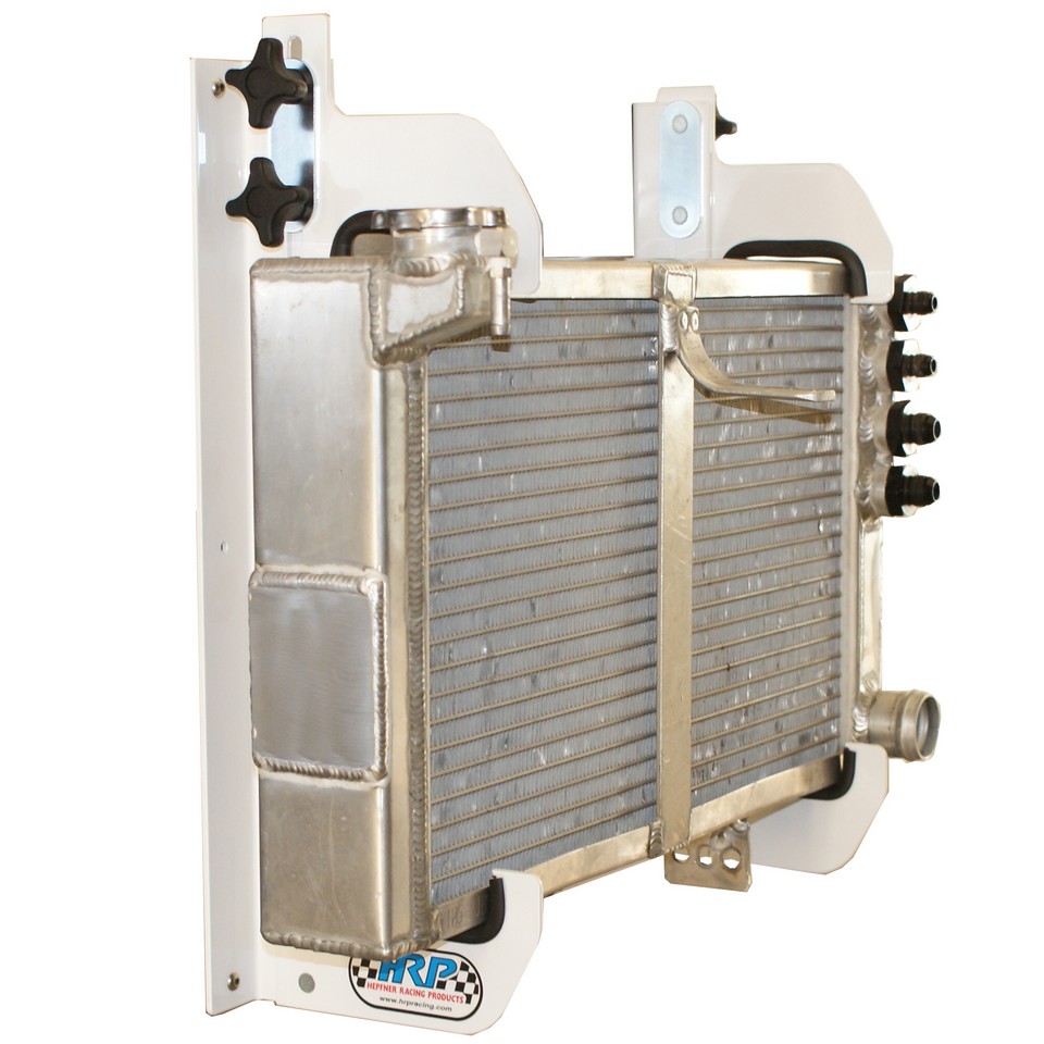 Radiator Mount, Sprint and Midget, 2.75" Deep, Up to24.00" Tall, White