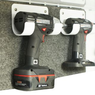 Picture of Cordless Drill, Cordless Impact Holder, White Powder Coat