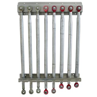 Picture of Radius Rod Rack, 20" Long Single Row 8 Position Top Mount
