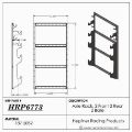 Picture of Axle Rack Holds 2 Rear Ends, White Powder Coat