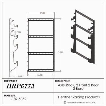Sprint Car Axle Racks - Hepfner Racing Products