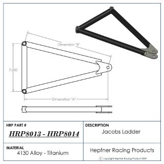 Picture of Jacobs Ladder, 13 5/8", Titanium