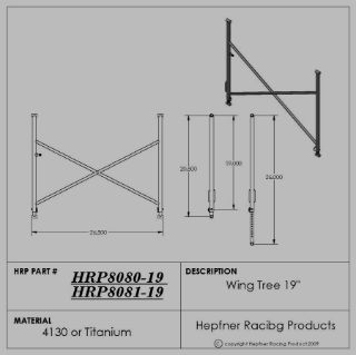 Picture of Tubular Wing Tree 19" Titanium