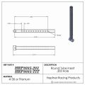 Picture of Round Tube Insert, 0.203" Hole, 4130