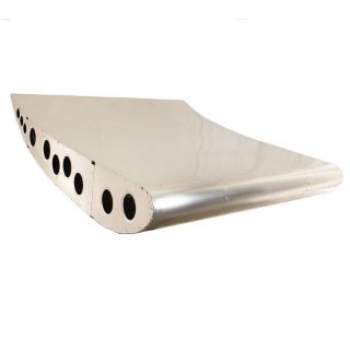 Picture of Sprint Car Top Wing, 2.5" Dish, Recessed Rivet, Center Section OnlyWith 1° Center Skew