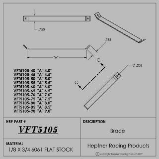 Picture of Flat Brace 4" Long