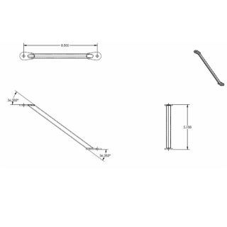 Picture of Nose Wing Rear Bracket, Special 9" Rise