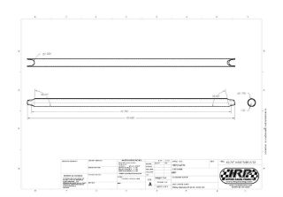 Picture of 1.75" Axle Tube 43.75" Long 2/1 Camber