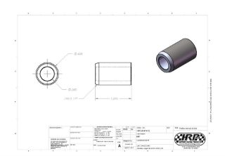 Picture of Boss 1" Long 3/8 ID Thru, Material .625" OD x .120" Wall Stainless Steel