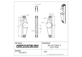 Picture of 2.375" Axle Bracket RH