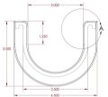 Picture of 3.0 Rubber Saddle