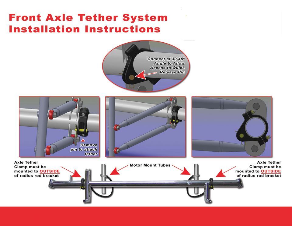 Axle Tether Kit - Hepfner Racing Products