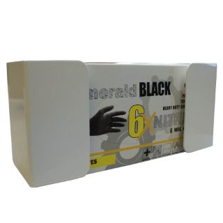 Picture of Disposable Glove Holder, Aluminum, White Powder Coat