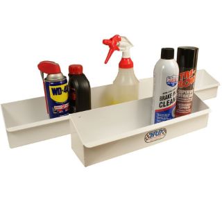 Picture of Oil Bottle and Aerosol Can Tray, 32.00" x 3.25", White