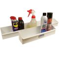 Picture of Oil Bottle and Aerosol Can Tray, 16.00" x 2.75", White