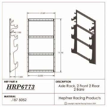 Sprint Car Axle Racks - Hepfner Racing Products