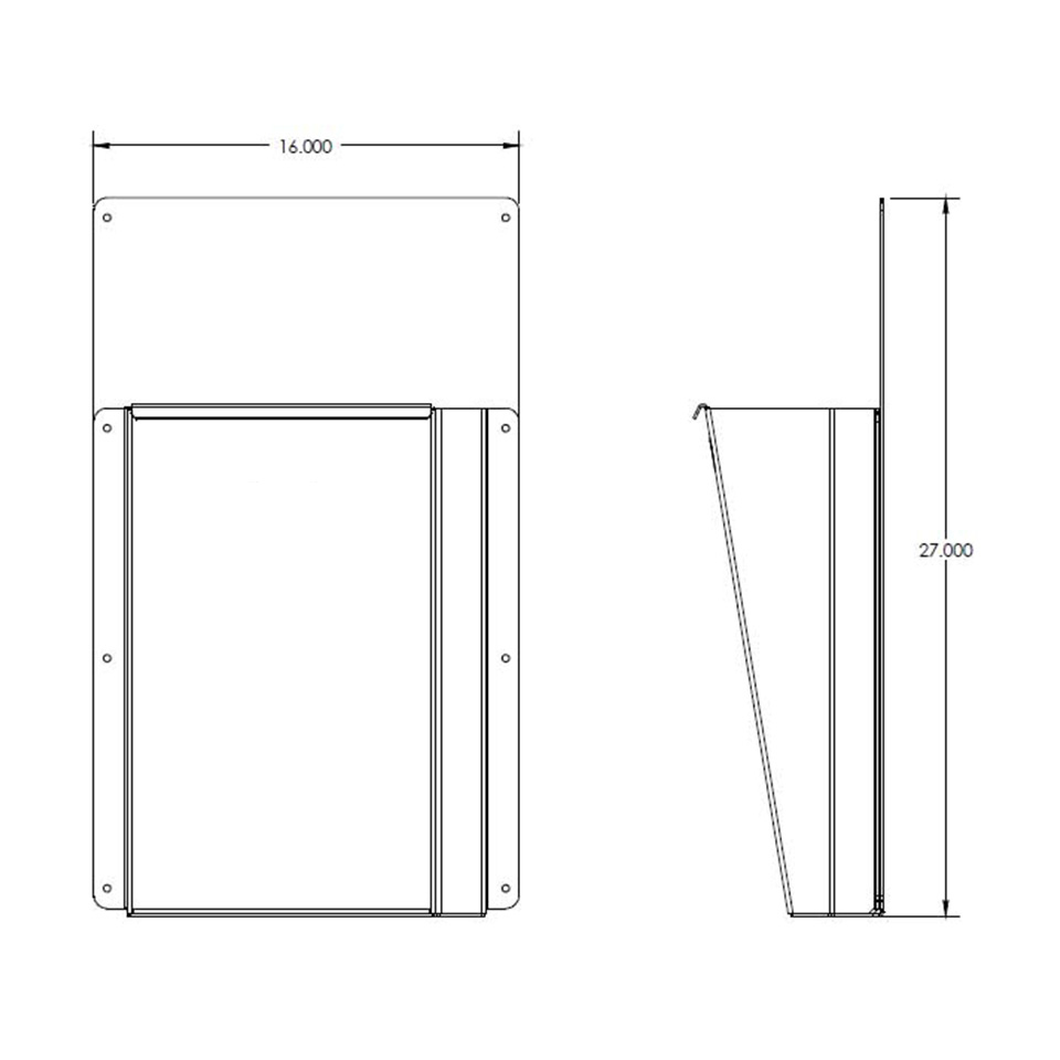 Floor Jack Wall Mount Cradle, Black Hepfner Racing Products