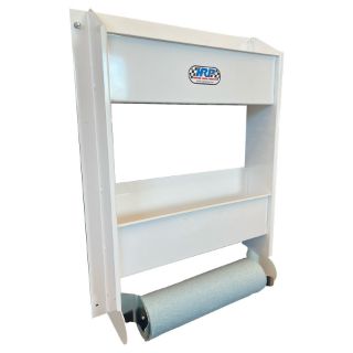Picture of Towel and Aerosol Storage Rack, White