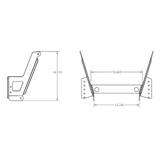 Picture of Push Bar Mount Bracket SX