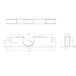 Picture of RH Axle Bracket Sprint Asphalt