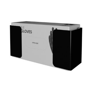 Picture of Disposable Glove Holder, Aluminum, Black Powder Coat